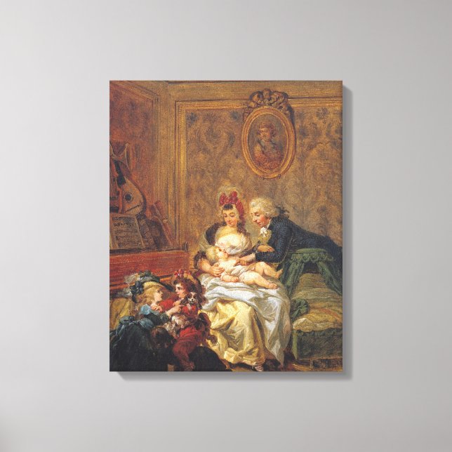 Toile Satisfaction du mariage ou de la famille heureuse (Recto)