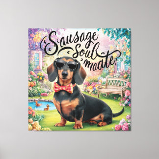 Toile Saucisse Dachshund Soulmate