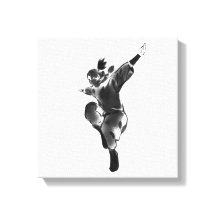 Saut de liberté – Silhouette dynamique minimaliste