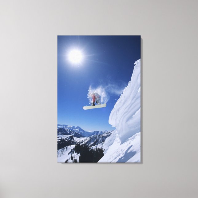 Toile Sauter dans le canyon de Snake Creek de Clayton (Recto)