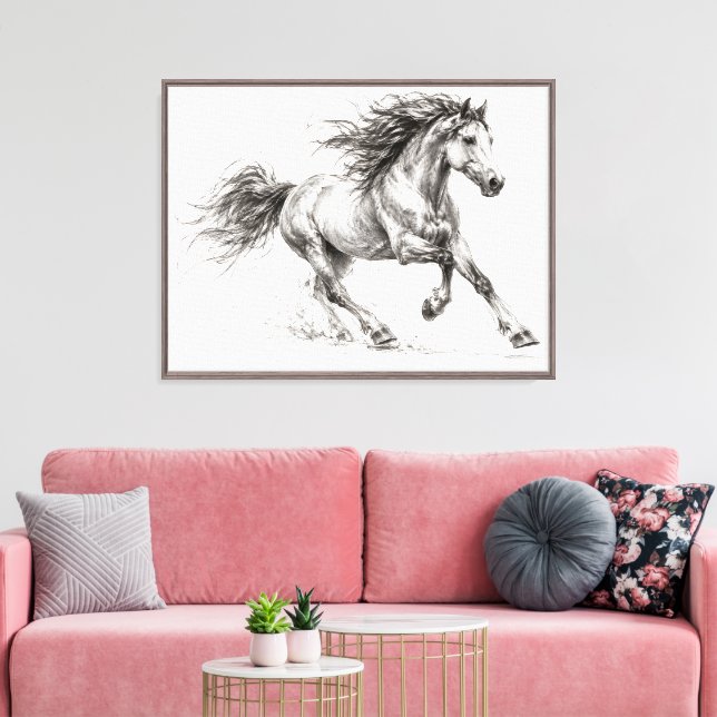 Toile Sauvage et Libre (Insitu(Salon))