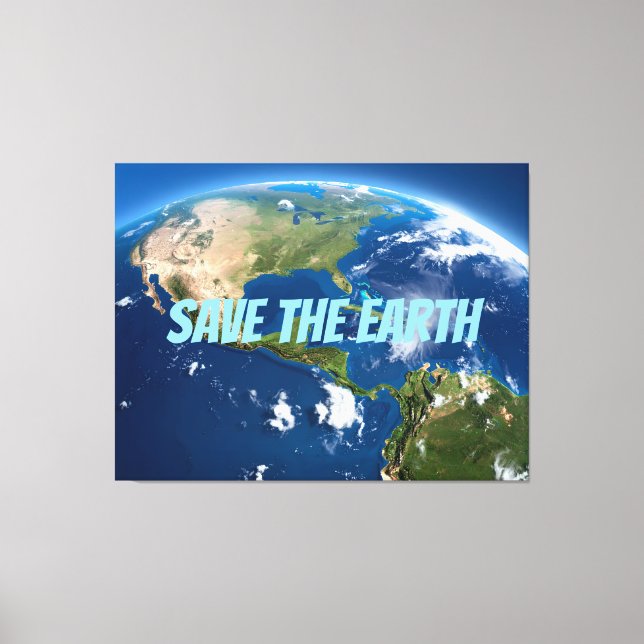 Toile Sauver la Terre (Recto)