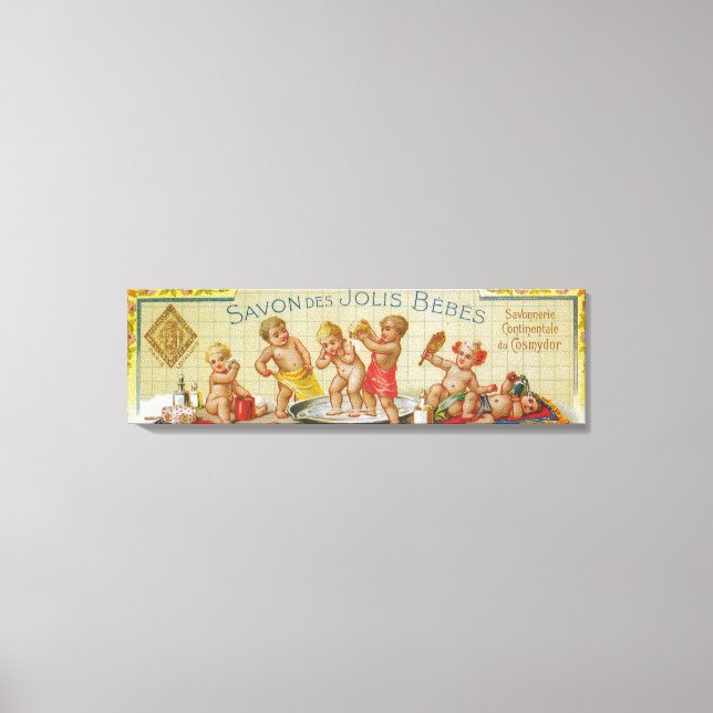 Toile Savon Des Jolis Bebes LabelParis, France (Recto)