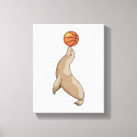 Sceau avec basket-ball
