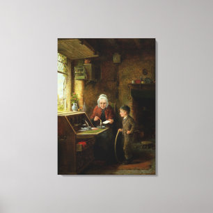Toile Scellant une lettre, 1890 (huile sur le panneau)