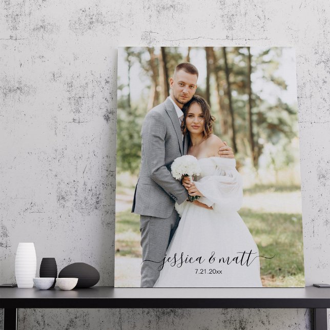Toile Scénario de photo de mariage Cadeau de mariage (Créateur téléchargé)