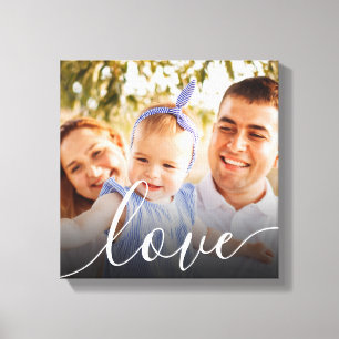 Toile Scénario de photo personnalisé Amour