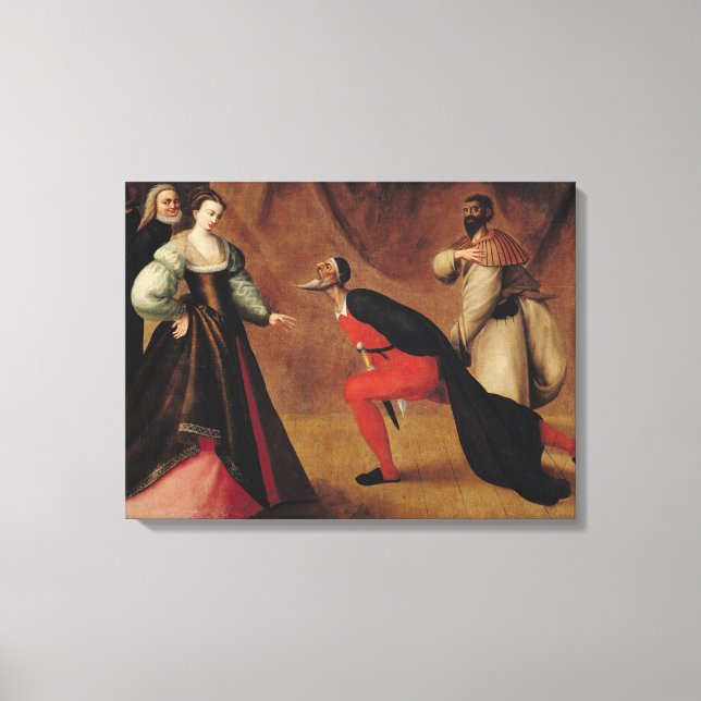 Toile Scène à partir d'une pièce (Recto)