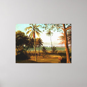 Toile Scène de Floride, célèbre oeuvre d'Albert Bierstad
