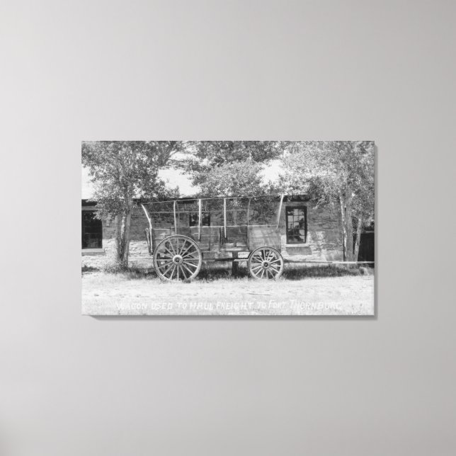 Toile Scène de Frieght Wagon (Recto)