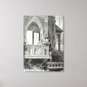 Toile Scène de l'acte II de Romeo et de Juliet