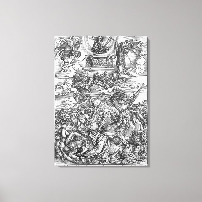 Toile Scène de l'Apocalypse (Recto)