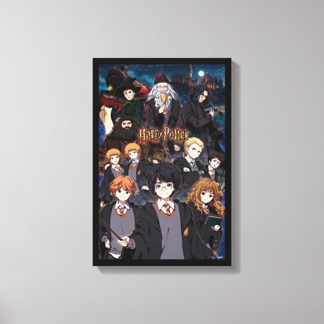 Toile Scène de l'ensemble Anime HARRY POTTER™ (Recto)