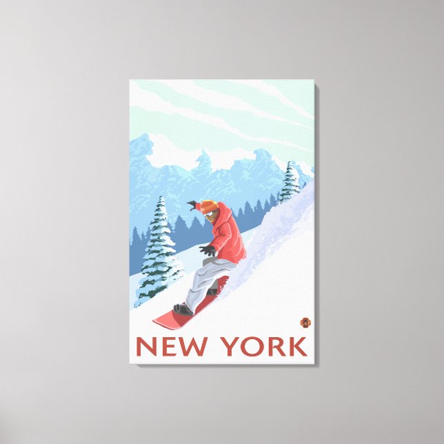 Toile Scène de New York (Recto)