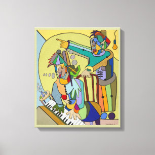 Toile "Scène de ragtime" par Ruchell Alexandre