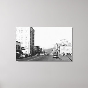 Toile Scène de rue à Aberdeen, photographie de WA