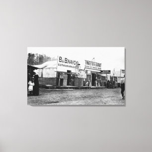 Toile Scène de rue à Anchorage, Alaska Photographie