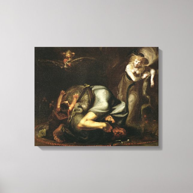 Toile Scène de sorcières du "Masque des Reines" par Be (Recto)