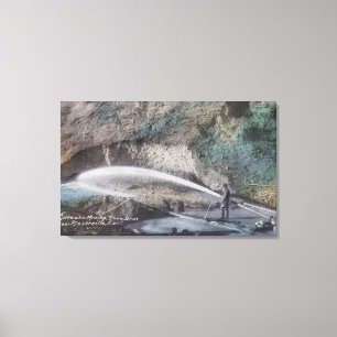 Toile Scène d'exploitation hydraulique Placerville, CA