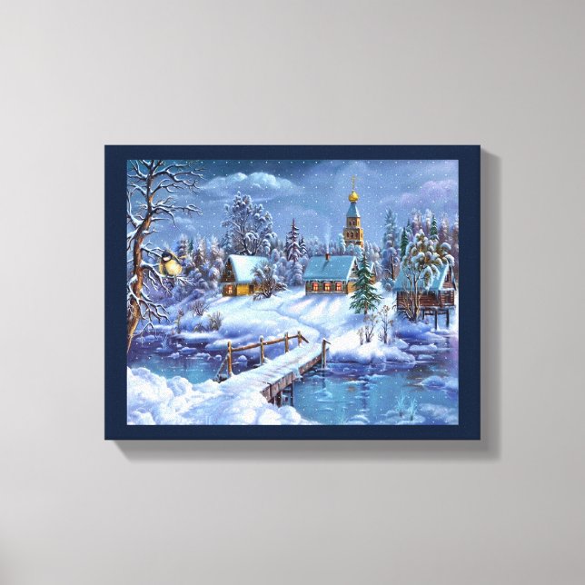 Toile Scène d'hiver Canvas Wall Art (Recto)