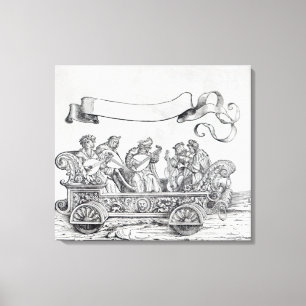 Toile Scène du cortège triomphal de Maximilian