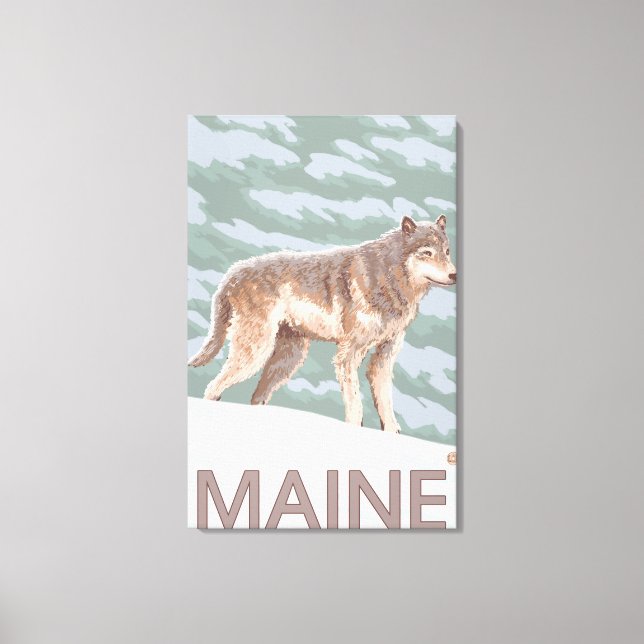 Toile Scène du MaineWolf (Recto)