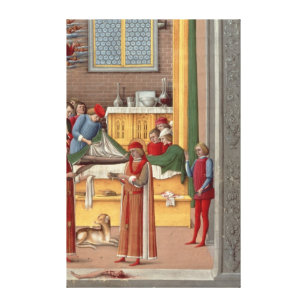 Toile Scène médiévale d'amputation