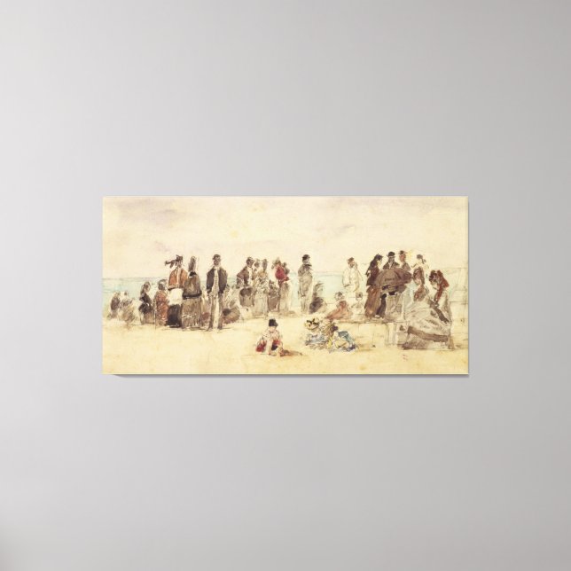 Toile Scène Plage (Recto)