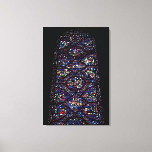 Toile Scènes de la vie de Charlemagne (747-814) de (Recto)