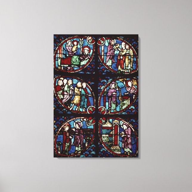 Toile Scènes de la vie de Saint Jean le Baptiste (Recto)