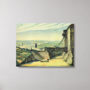 Toile Scénographie pour l'acte II de l'opéra 'Fidelio