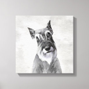 Toile Schnauzer (Giant) Peinture - Chien Art