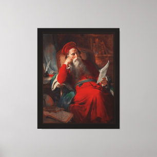 Toile Scholar dans son étude par Friedrich von Amerling