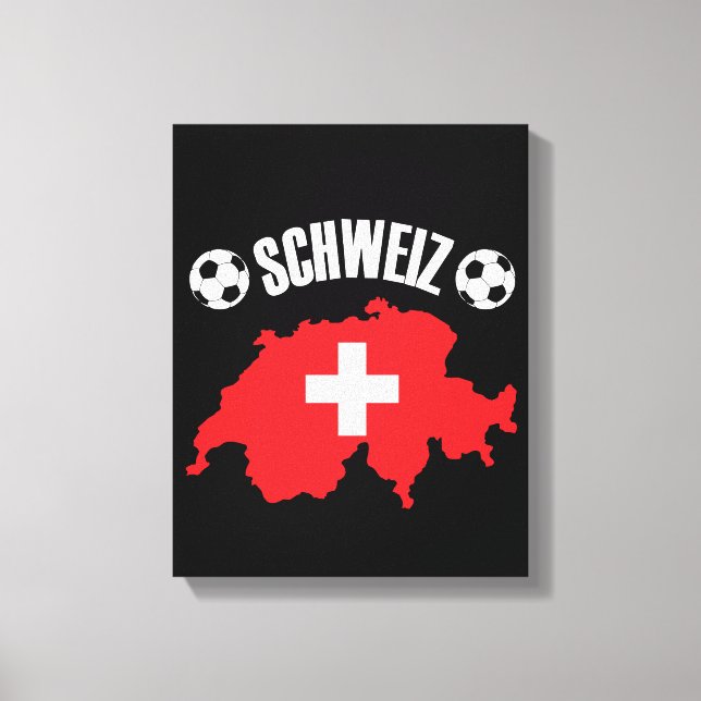 Toile Schweiz Suisse Football (Recto)