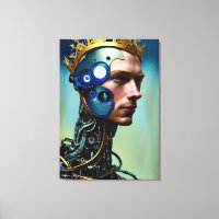Science-fiction futuriste Cyborg Man Wall Art