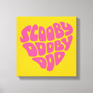 Toile Scooby Doo Doo Heart