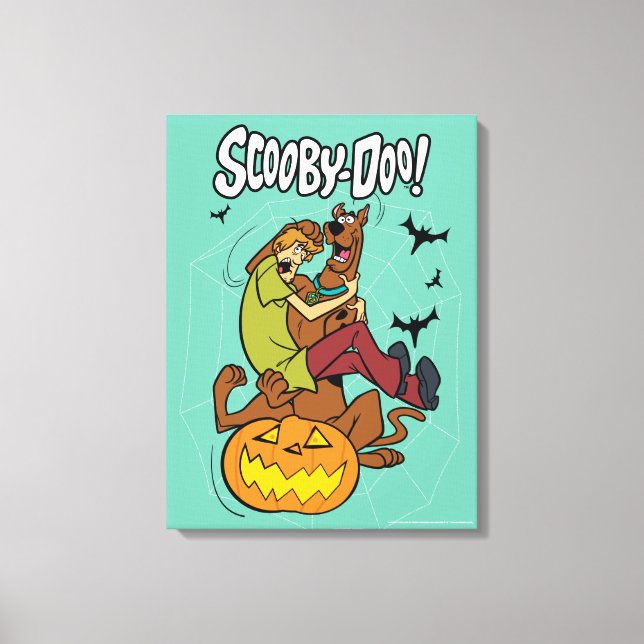 Toile Scooby-Doo et Shaggy Halloween Fright (Recto)