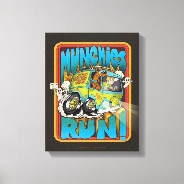 Toile Scooby-Doo et Shaggy "Munchies Run !" (Recto)