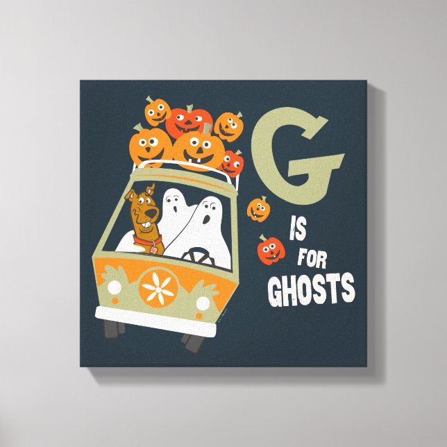 Toile Scooby-Doo | G est pour Ghosts (Recto)