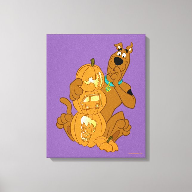 Toile Scooby-Doo | Halloween Jack-O-Lantern (Recto)