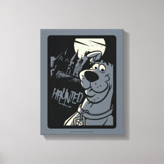 Toile Scooby-Doo Noir Haunted Mansion Graphisme
