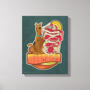 Toile Scooby-Doo   Pile de Pizza "Munchies" Graphique
