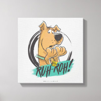 Toile Scooby-Doo "Ruh Roh !" Croquis de marqueur