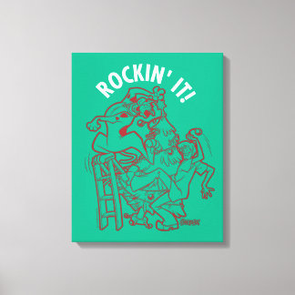Toile Scooby-Doo & Shaggy Rockin Il 'Arbre Arrondi