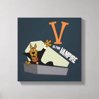 Toile Scooby-Doo | V est pour Vampire