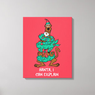 Toile Scooby-Doo Wrapped in Wreaths