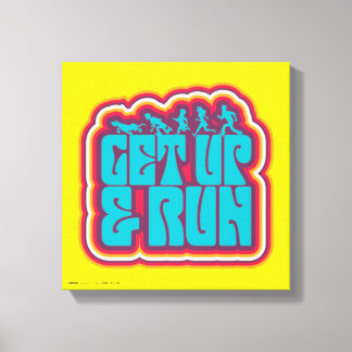 Toile Scooby et le graphique "Get Up & Run"