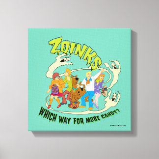 Toile Scooby Which Way for More Candy ?