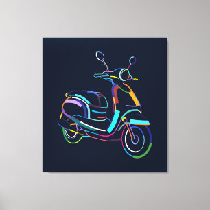 Toile Scooter vintage
