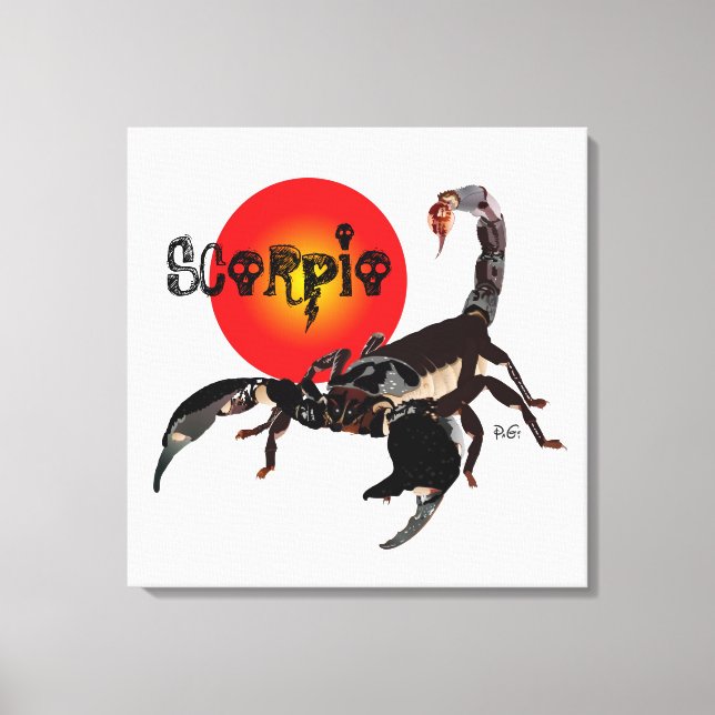 Toile scorpion (Recto)